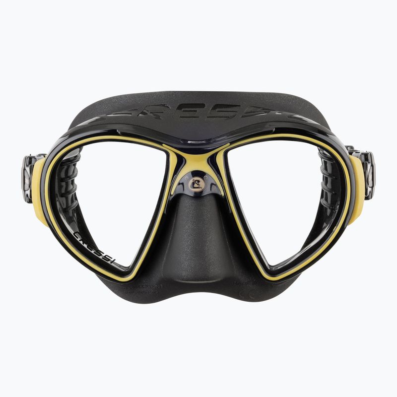 Маска за гмуркане Cressi Zeus black/gold 2