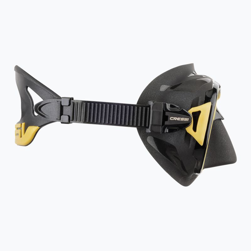 Маска за гмуркане Cressi Zeus black/gold 3