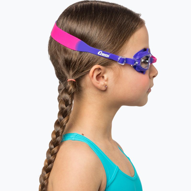Детски очила за плуване Cressi Seahorse лилаво/розово 5