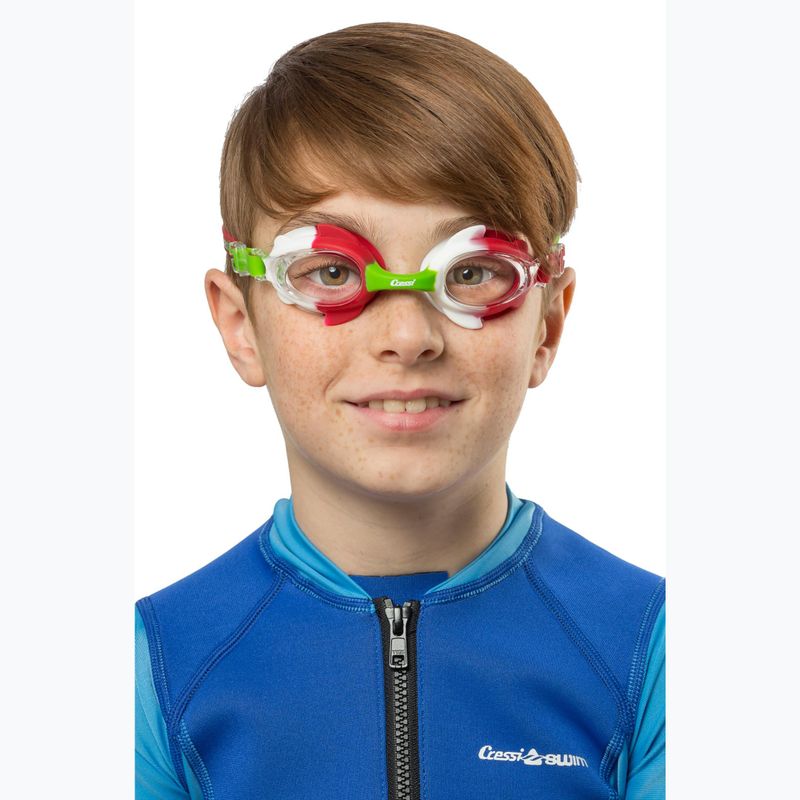 Детски очила за плуване Cressi Seahorse сиво/бяло/розово 3