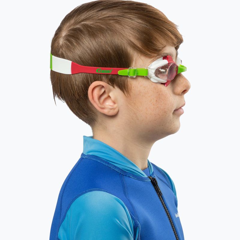 Детски очила за плуване Cressi Seahorse сиво/бяло/розово 5