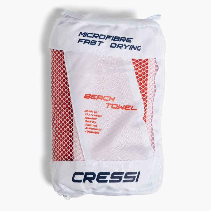 Кърпа за бързо съхнене Cressi Microfiber Stripe червена XVA871160 5