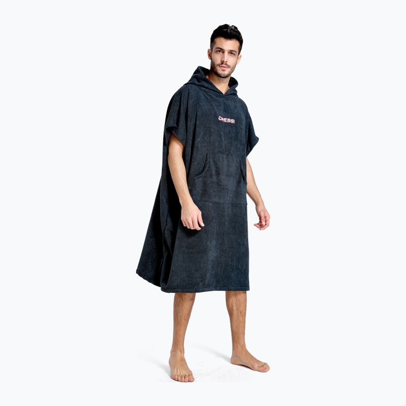 Cressi Robe black XVA914000 пончо 2