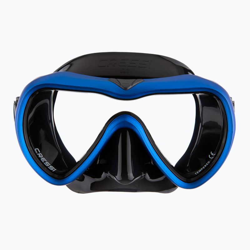 Маска за гмуркане Cressi A1 Anti Fog black/blue 2