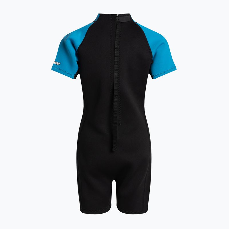 Cressi Smoby Shorty 2 mm детска пяна за плуване черно-синя XDG008001 2