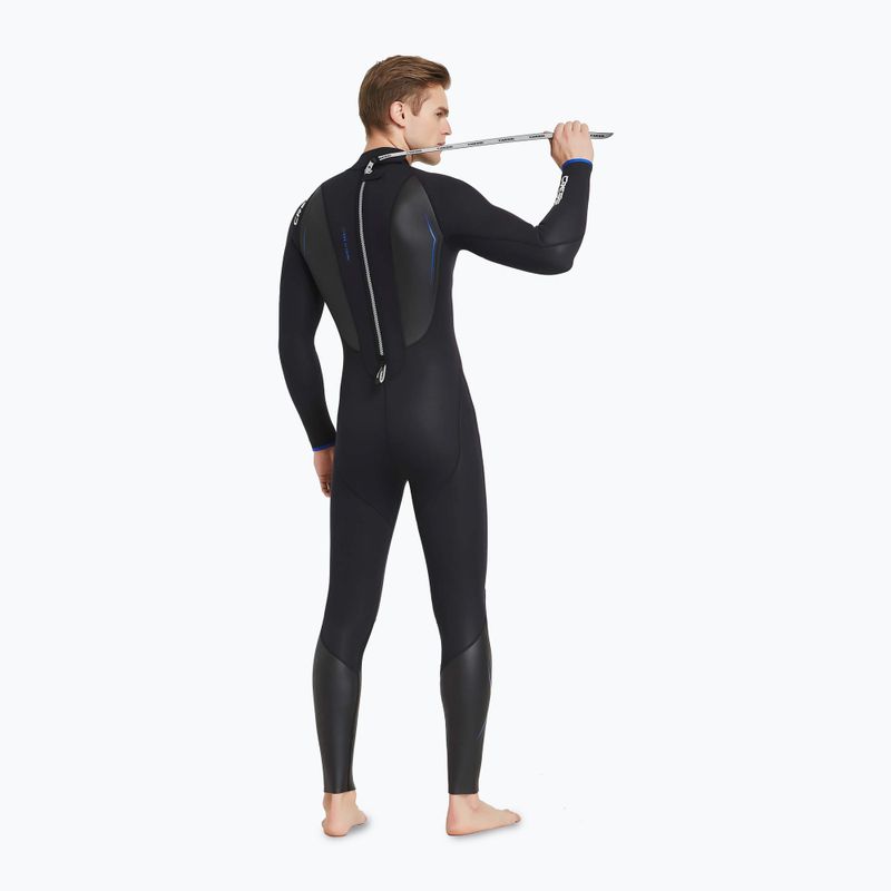 Мъжки неопренов костюм за плуване Cressi Altum Monopiece 3 mm black/blue 2