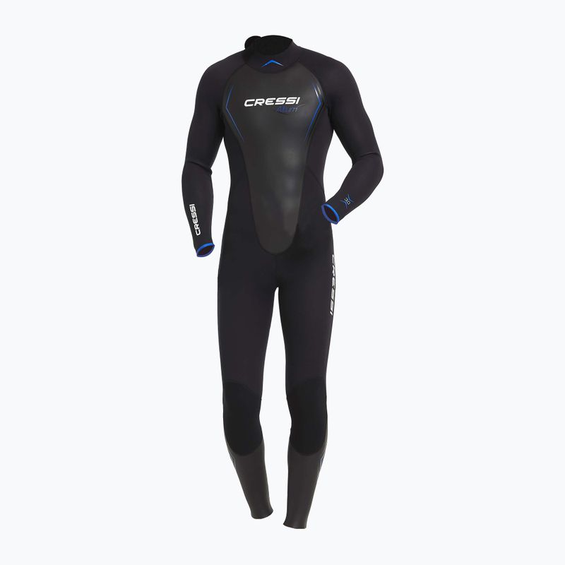 Мъжки неопренов костюм за плуване Cressi Altum Monopiece 3 mm black/blue 5