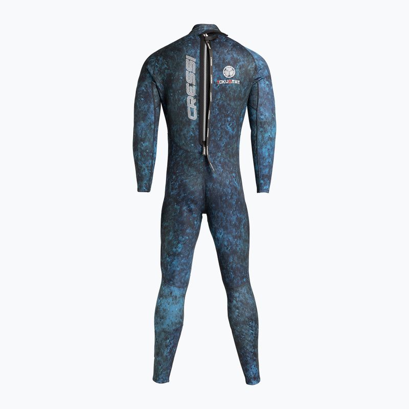 Мъжки бански костюм Cressi Tokugawa Monopiece 3 mm camo blue 2