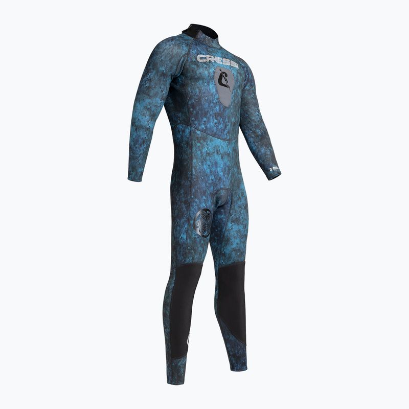 Мъжки бански костюм Cressi Tokugawa Monopiece 3 mm camo blue 3