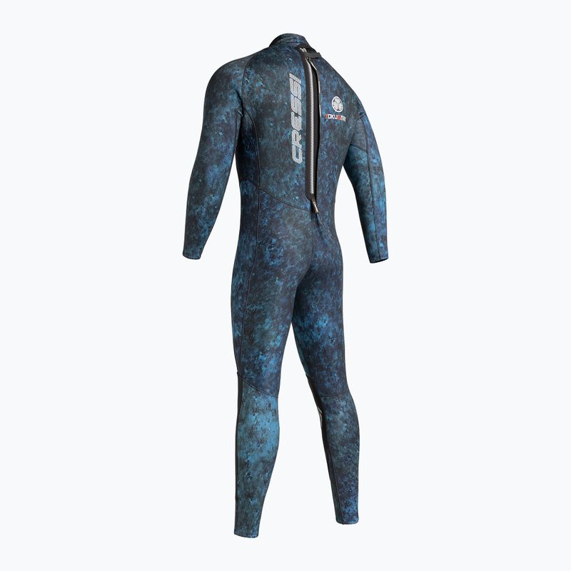 Мъжки бански костюм Cressi Tokugawa Monopiece 3 mm camo blue 4