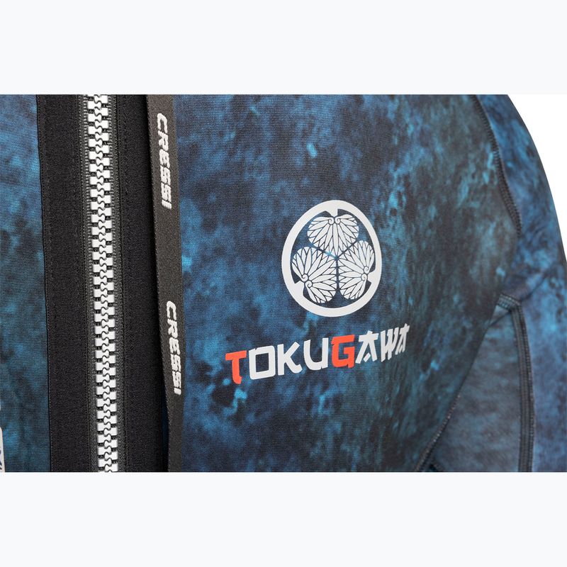 Мъжки бански костюм Cressi Tokugawa Monopiece 3 mm camo blue 6