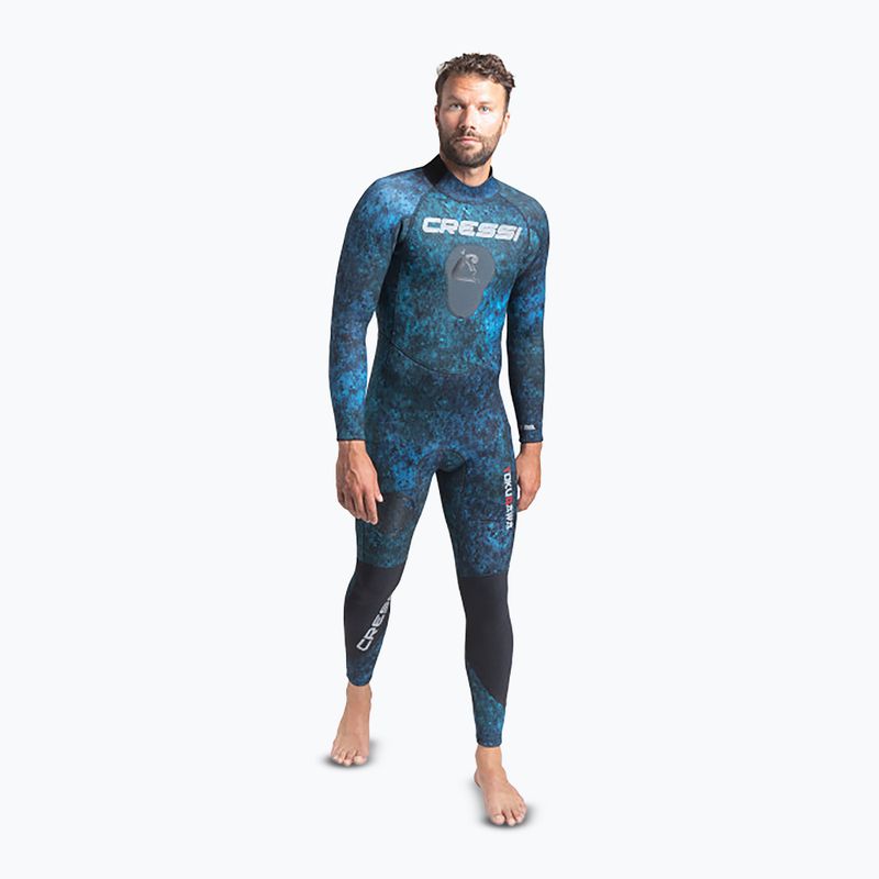 Мъжки бански костюм Cressi Tokugawa Monopiece 3 mm camo blue 10