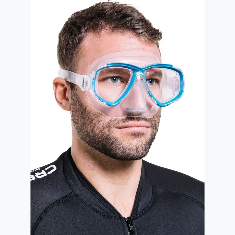 Маска за гмуркане Cressi Perla  clear/blue 3