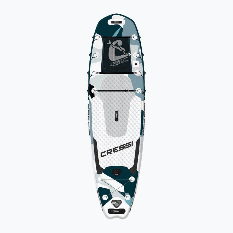 SUP дъска Cressi Tiger Shark Multitask iSUP 10'2" grey NA041025 2