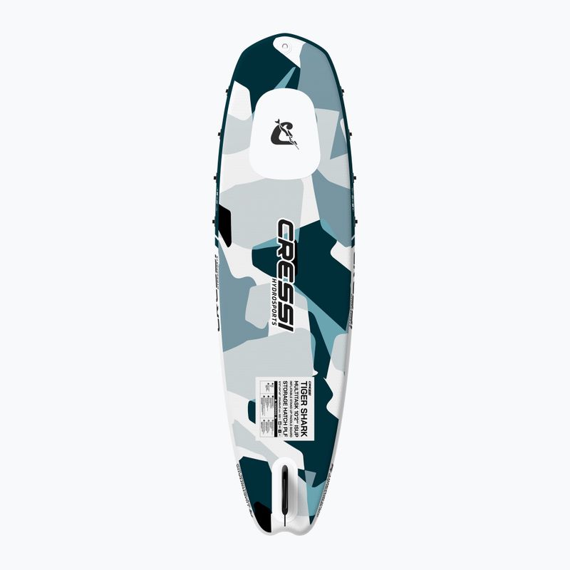 SUP дъска Cressi Tiger Shark Multitask iSUP 10'2" grey NA041025 3