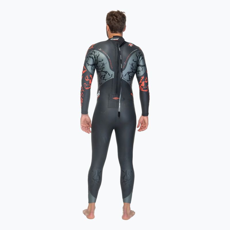 Мъжки хидрокостюм Cressi Kuwae 2/3/4 mm black/red 4