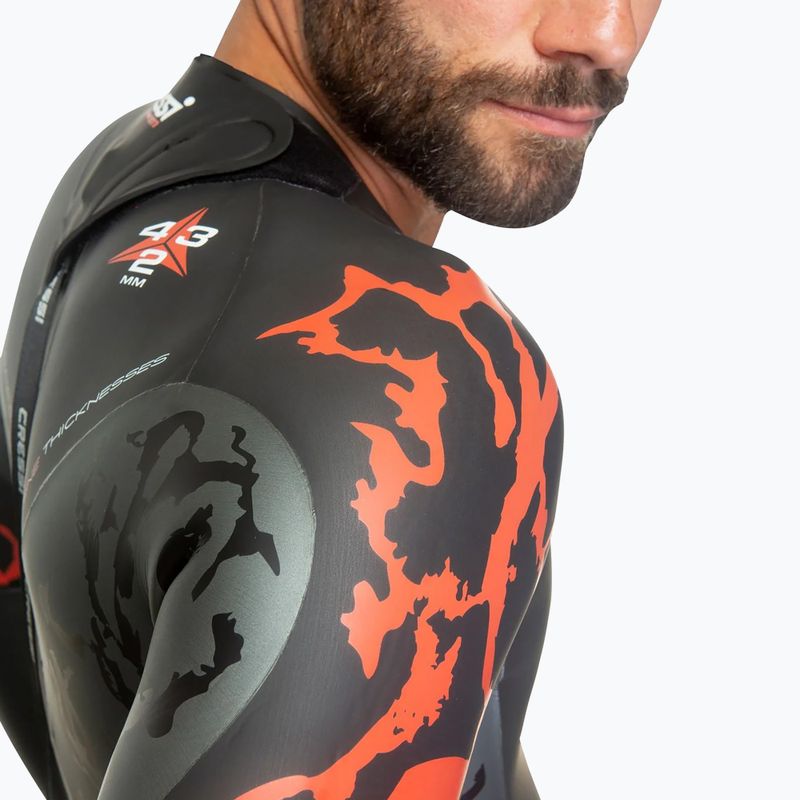 Мъжки хидрокостюм Cressi Kuwae 2/3/4 mm black/red 7