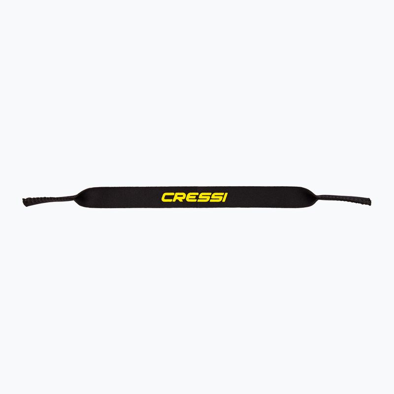 Cressi Neo Retainer каишка за очила черна/жълта 2