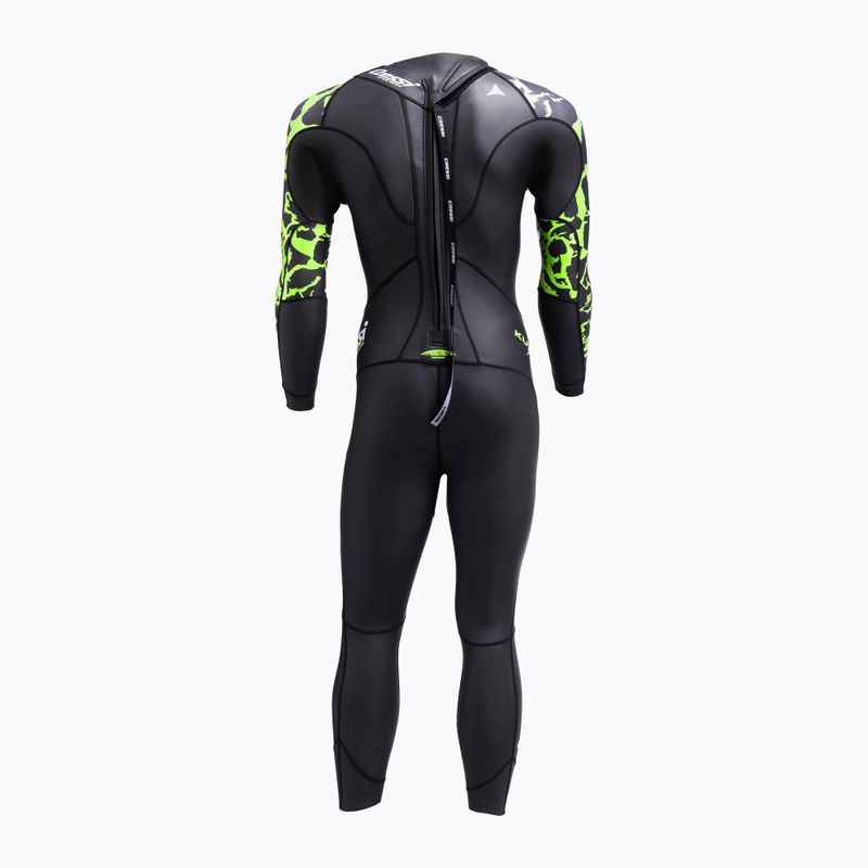 Cressi Kuwae 2 mm мъжка пяна за гмуркане черно-зелена DG002701 2