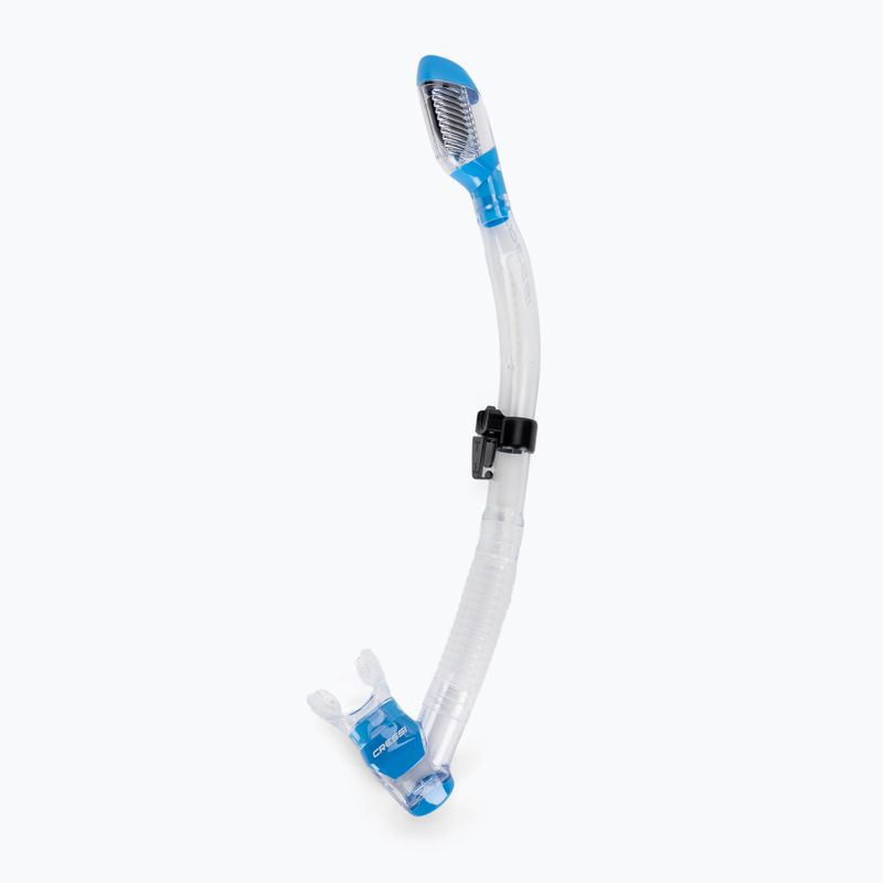 Комплект за гмуркане Cressi F1 + Supernova Dry blue metal 6