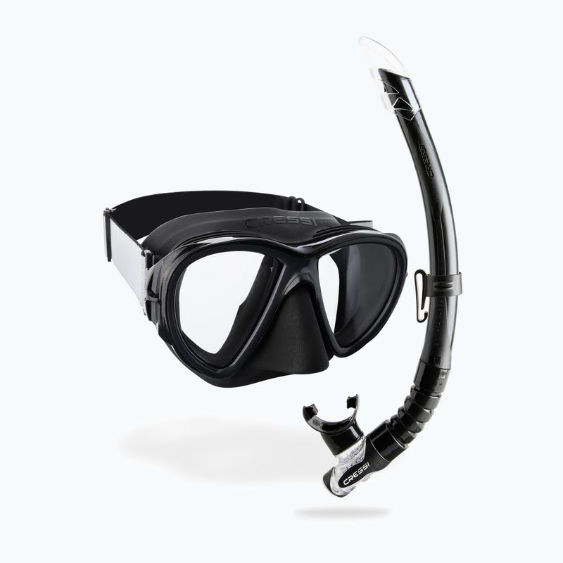 Комплект за гмуркане Cressi Fiji + Gamma black/black