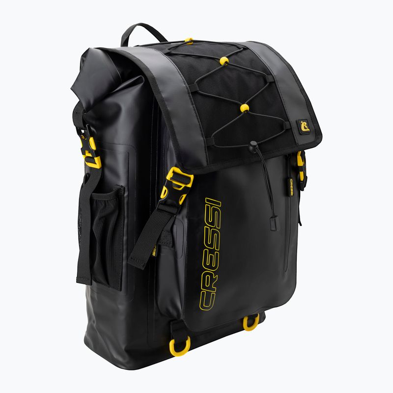 Cressi Venom Суха раница 30 л черна/жълта