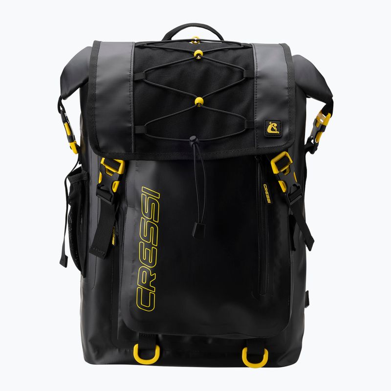 Cressi Venom Суха раница 30 л черна/жълта 2