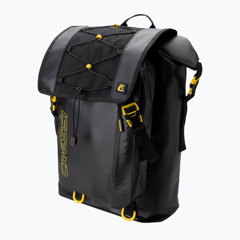 Cressi Venom Суха раница 30 л черна/жълта 3