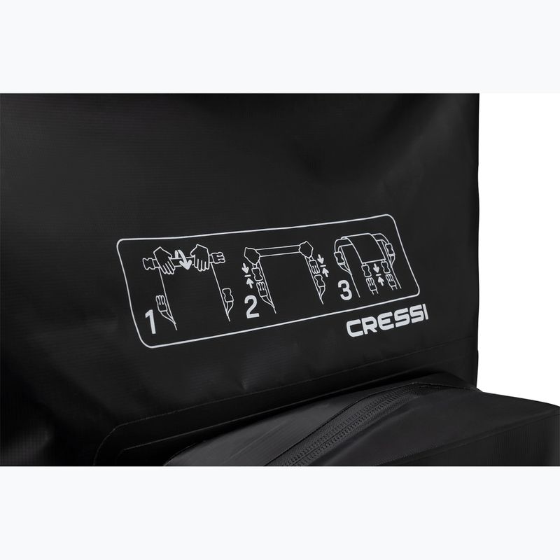 Cressi Venom Суха раница 30 л черна/жълта 7