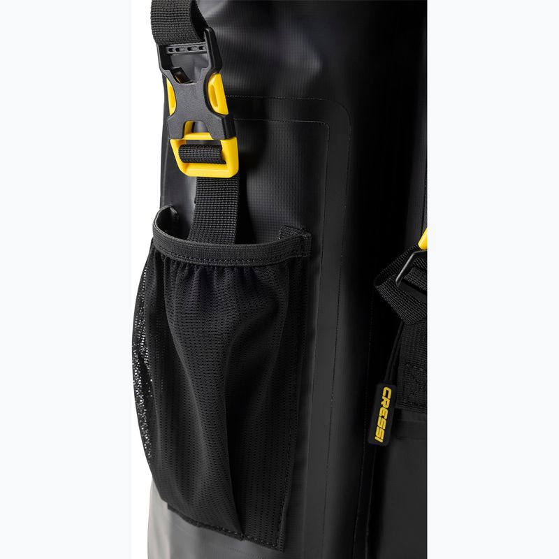 Cressi Venom Суха раница 30 л черна/жълта 10