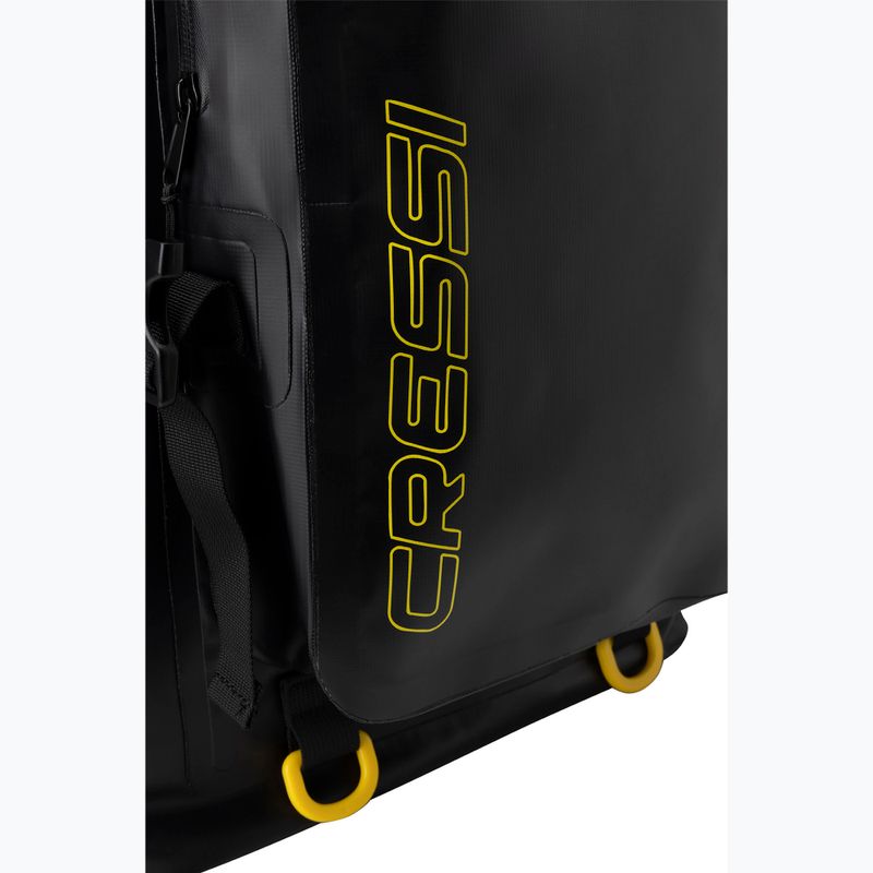 Cressi Venom Суха раница 30 л черна/жълта 12