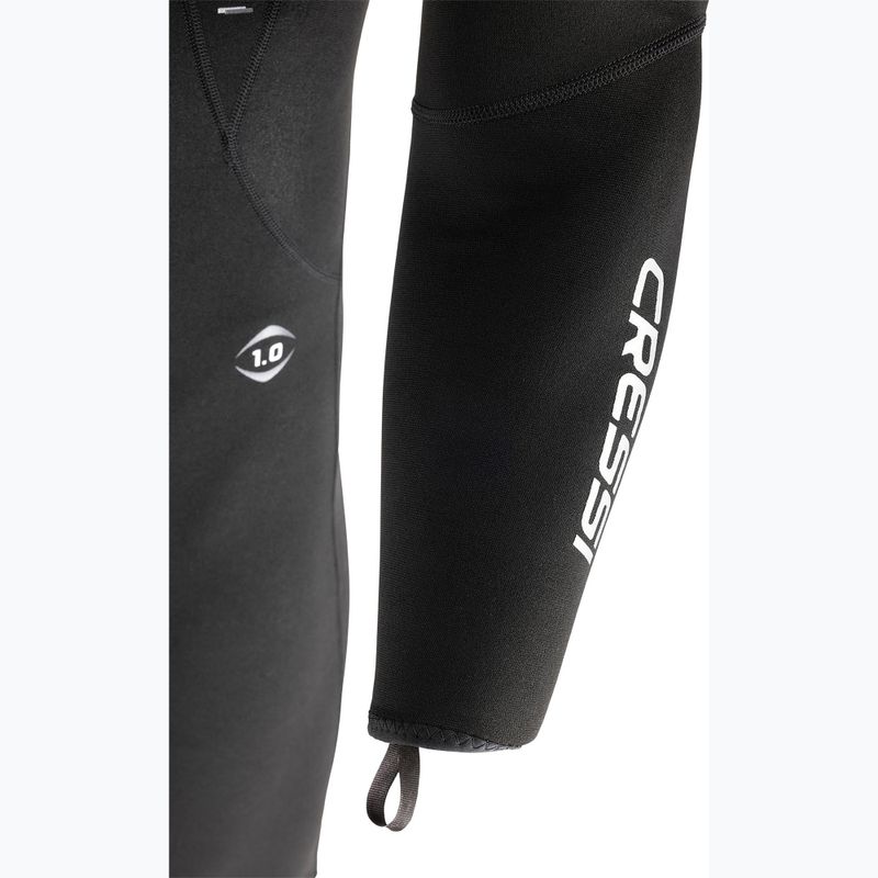 Мъжки неопренов костюм за плуване Cressi Fast Monopiece 1 мм black/grey 10