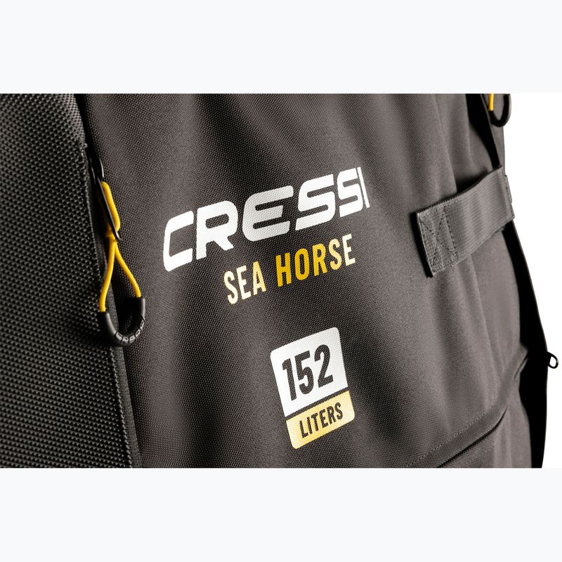 Чанта за пътуване Cressi Sea Horse 152 л черна/жълта 8