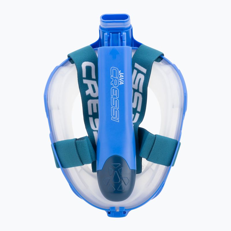 Mаска за цяло лице за шнорхелинг Cressi Java Full Face blue/blue navy 5