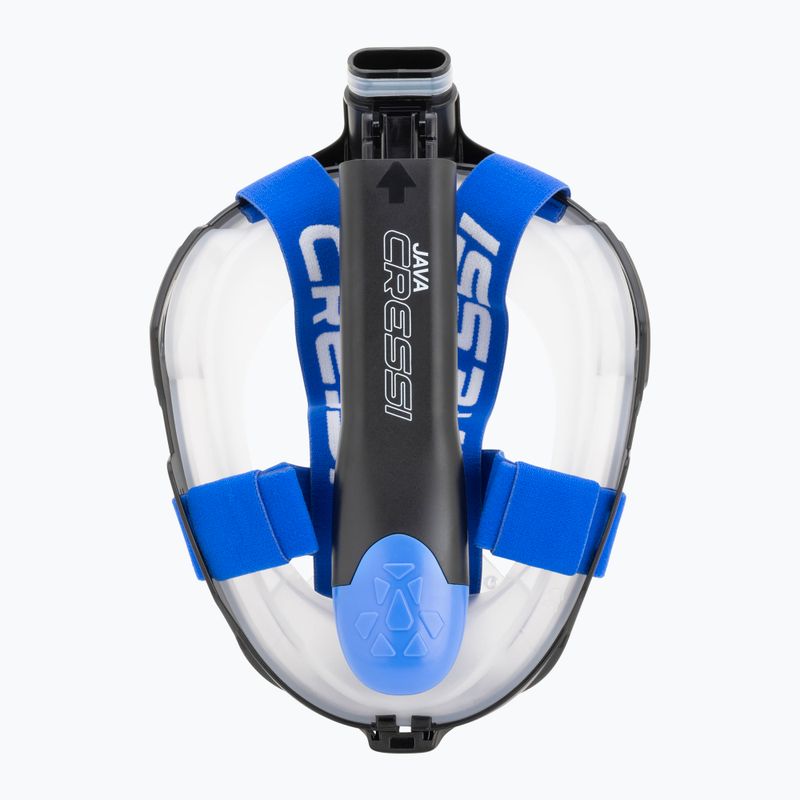 Mаска за цяло лице за шнорхелинг Cressi Java Full Face black/blue 5