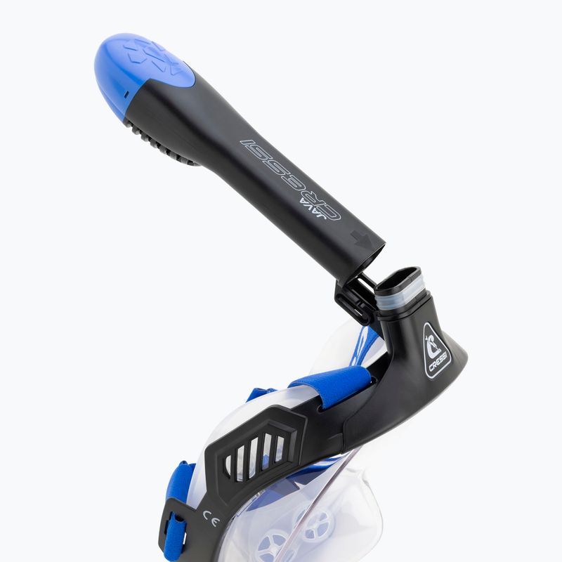 Mаска за цяло лице за шнорхелинг Cressi Java Full Face black/blue 7