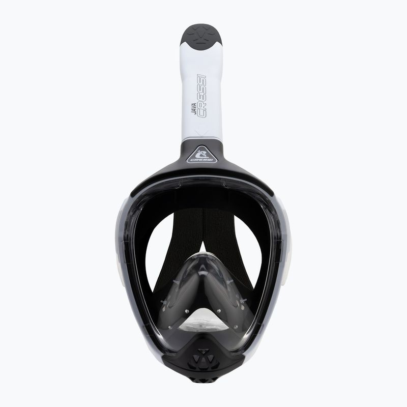 Mаска за цяло лице за шнорхелинг Cressi Java Full Face white/black 4