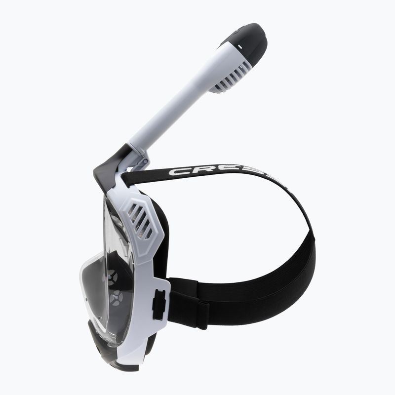 Mаска за цяло лице за шнорхелинг Cressi Java Full Face white/black 5