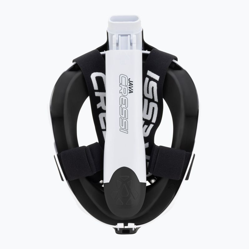 Mаска за цяло лице за шнорхелинг Cressi Java Full Face white/black 6
