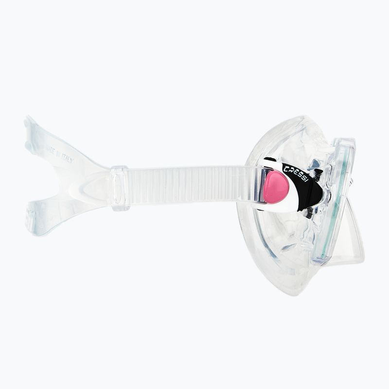 Комплект за гмуркане Cressi Marea + Seal Dry Jr clear/pink 5
