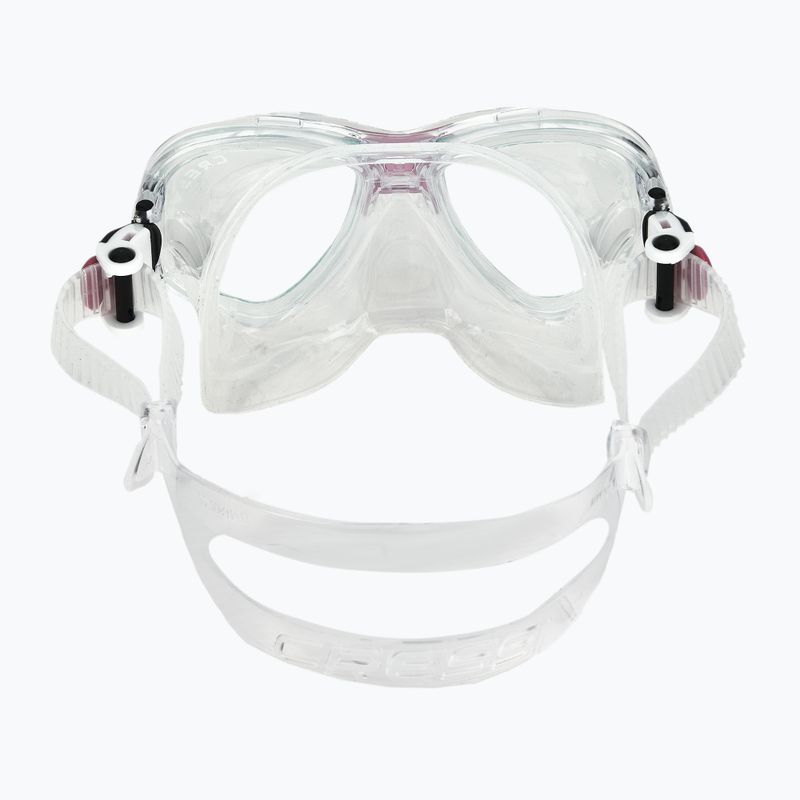 Комплект за гмуркане Cressi Marea + Seal Dry Jr clear/pink 6
