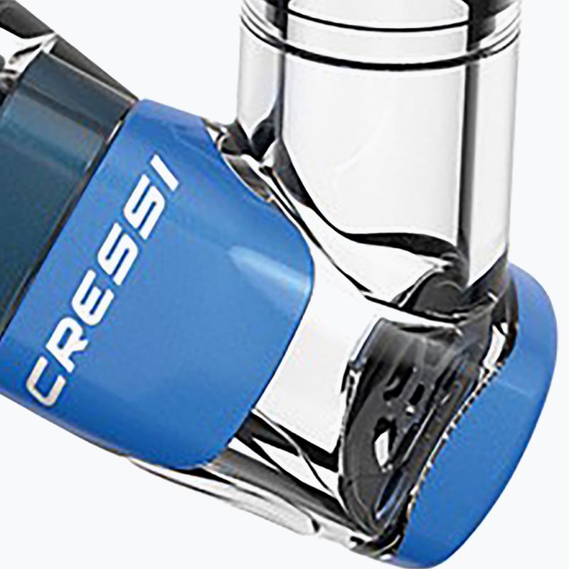 Шнорхел Cressi Itaca Ultra Dry прозрачен/аквамарин 3