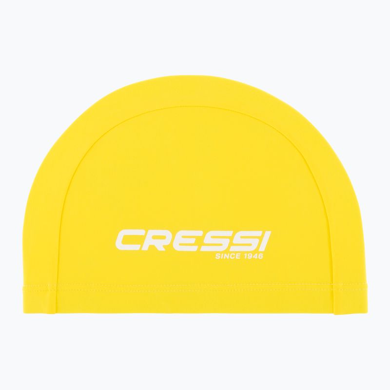 Шапка за плуване Cressi Tago yellow/whie