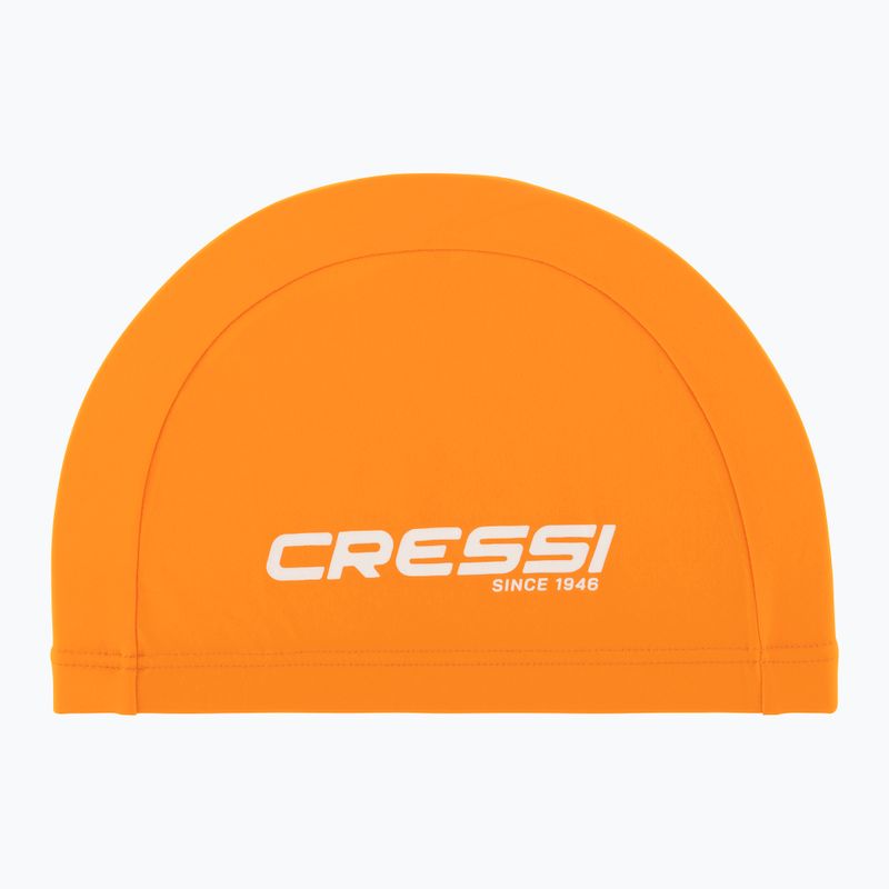 Cressi Tago оранжева/бяла шапка за плуване
