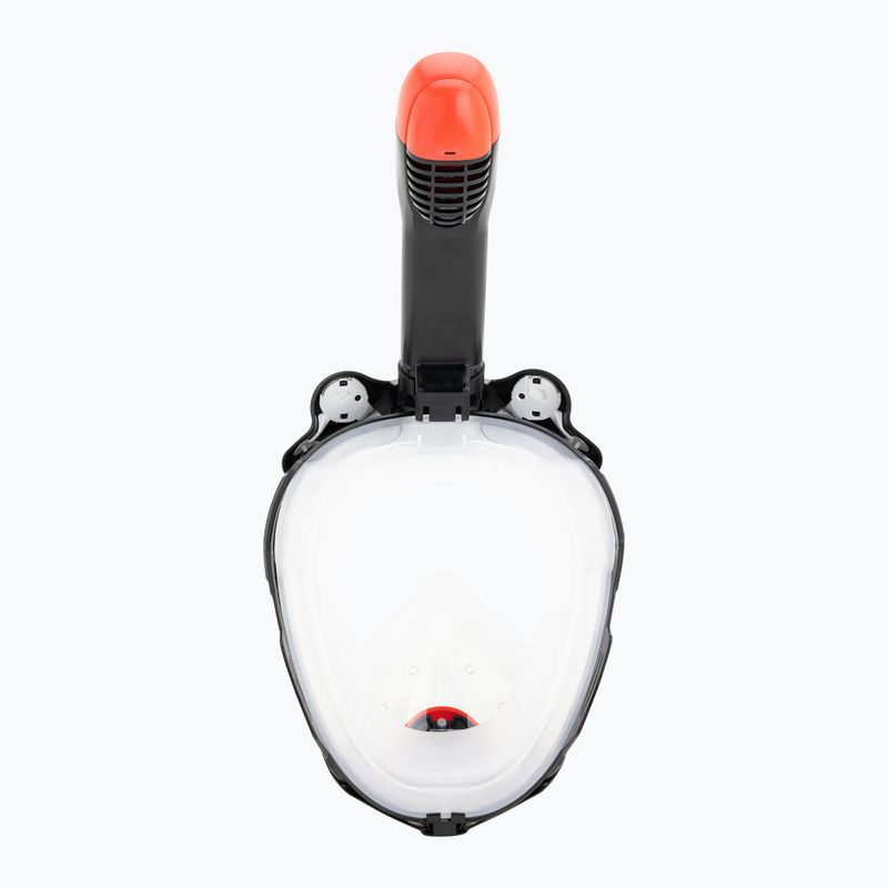 Детска цялолицева маска за шнорхелинг Cressi Kiddy Full Face Jr black/clear/red 6
