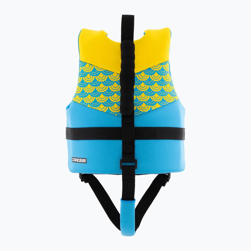 Детска спасителна жилетка Cressi Froggy azure/yellow 2