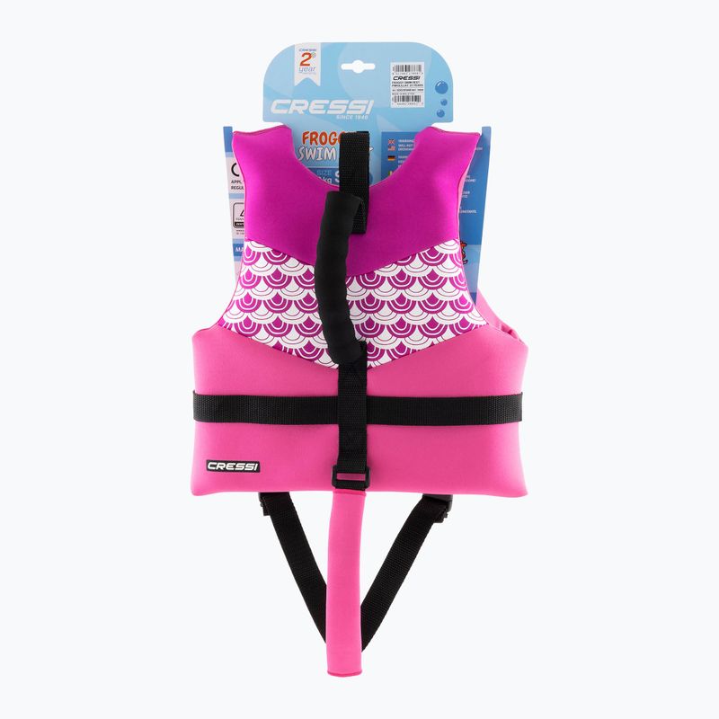 Детска спасителна жилетка Cressi Froggy pink/lilac 6