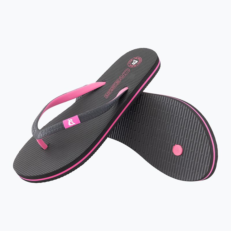 Дамски джапанки Cressi St Tropez black/fuchsia 2