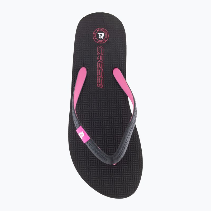 Дамски джапанки Cressi St Tropez black/fuchsia 3
