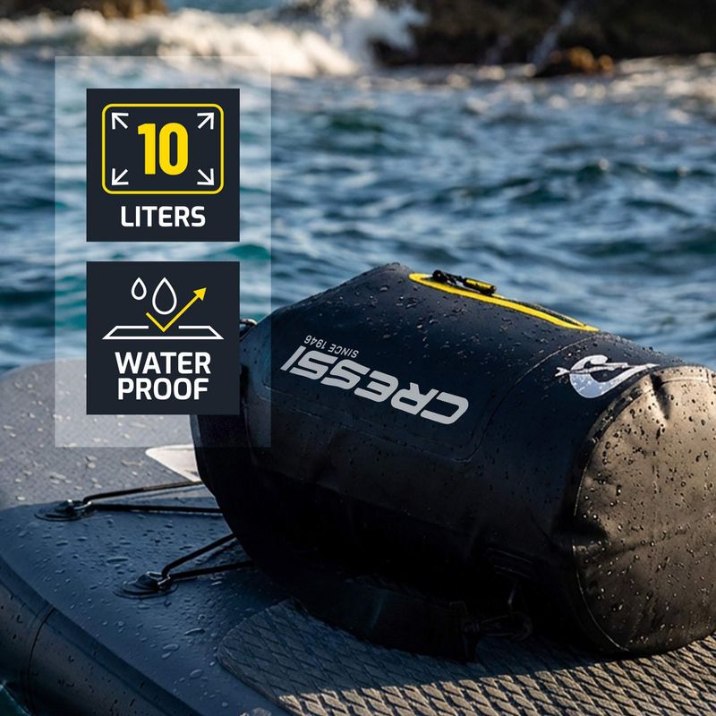 Водоустойчив чувал Cressi Ocelot Dry Bag 10 l black/yellow 6